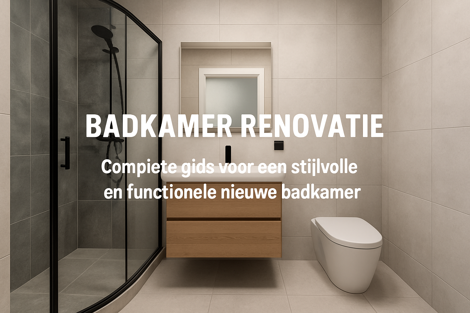 Badkamer Verbouwen Complete Gids voor een Stijlvolle en Functionele Nieuwe Badkamer